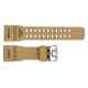 Ремешок для часов Skmei 1283/1277/1384KH Khaki каучуковый, длина 25.5 см (1051-0529)