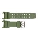 Ремешок для часов Skmei 1343AG Army Green зеленый каучуковый 26 см