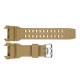 Ремешок для часов Skmei 1343KH Khaki каучуковый, длина 26 см (1051-0532)