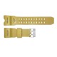 Ремешок для часов Skmei 1155/1155BKH Khaki каучуковый, цвет хаки, длина 26 см