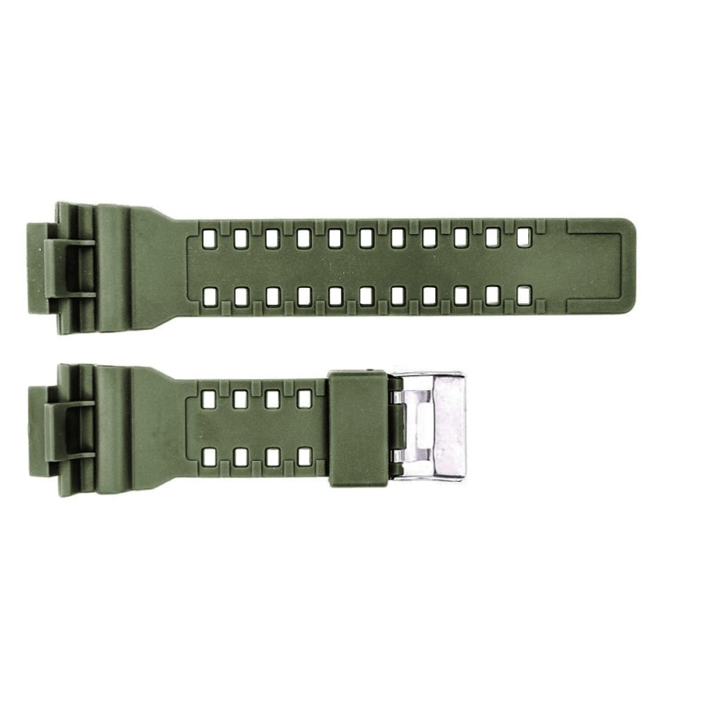 Ремінець для годинника Skmei 1688AG Army Green каучуковий зелений (SKU: 1051-0554)