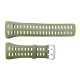Ремешок для часов Skmei 1251/1250/1360/1167 Army Green зеленый каучуковый 25 см