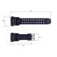Ремешок для часов Skmei 1637BK Black каучуковый черный 26.5 см (1051-0562)