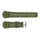 Ремешок для часов Skmei 1628AGWT Army Green-White, полимерный, 16 мм, зеленый
