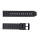 Ремінець для годинника Skmei 1502BK Black 22 мм каучуковий чорний для Skmei 1502