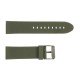 Ремінець для годинника Skmei 1469AGWT Army Green-White 24 мм силіконовий зелений