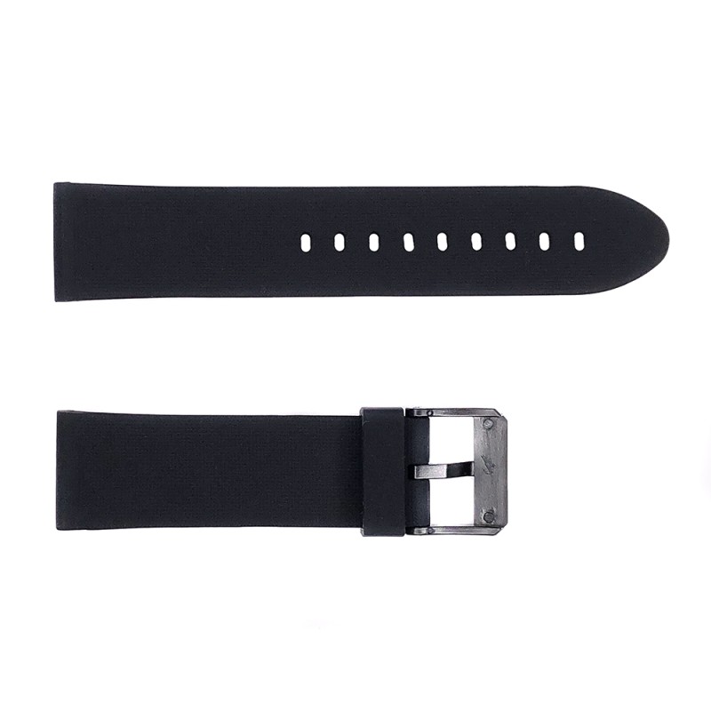 Ремінець для годинника Skmei 1469BK Black 24 мм чорний силіконовий