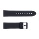 Ремінець для годинника Skmei 1469BK Black 24 мм чорний силіконовий