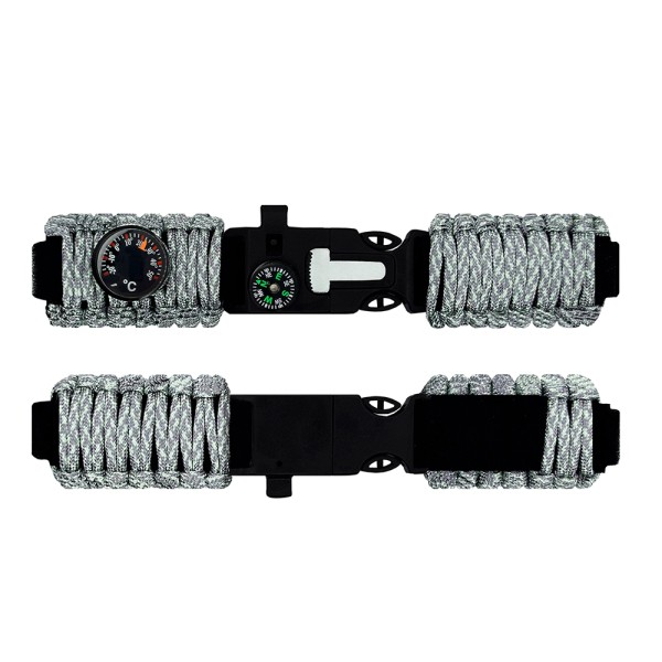 Ремешок паракордовый многофункциональный Patriot ACU 25,5 см черно-серый (1051-0601)