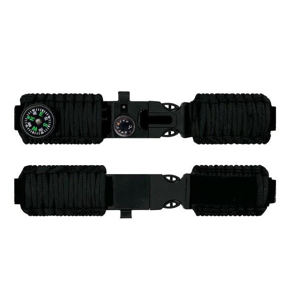 Ремешок паракордовый многофункциональный Patriot Black New (1051-0637) длиной 25,5 см