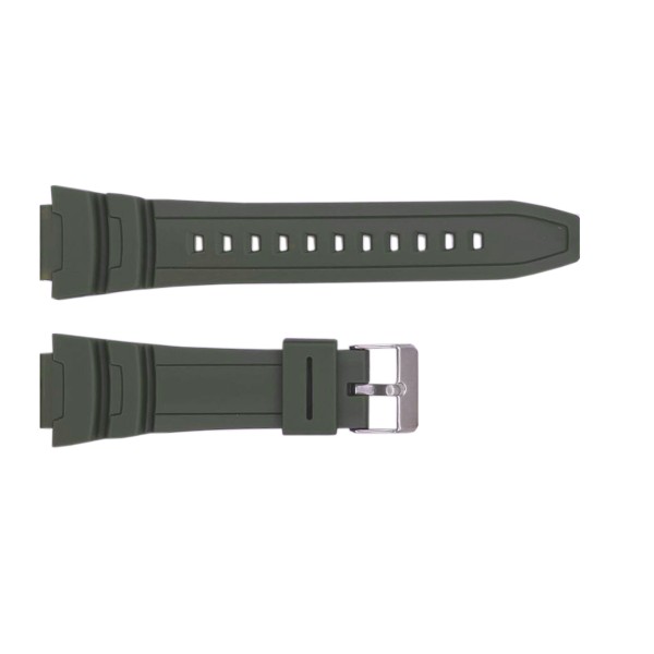 Ремешок для часов Skmei 1454AG Army Green зеленый каучуковый для Skmei 1454