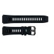 Ремінець Lemfo для смарт годинника АК45 Black, каучуковий браслет чорного кольору, 21.2 см