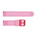 Ремешок Lemfo для смарт часов ALDT7 Pink, силиконовый розовый, длина 19.1 см (1051-0690)