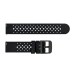 Ремешок Lemfo для смарт часов ALDT7 All Black, силиконовый черный ремешок 19.1 см