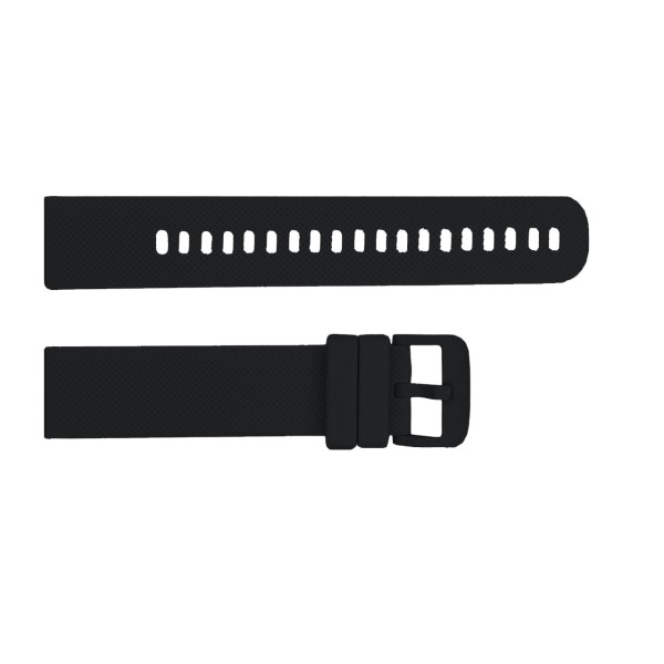 Силіконовий ремінець Lemfo для смарт годинника K26H Black (1051-0700) довжина 19.7 см чорний