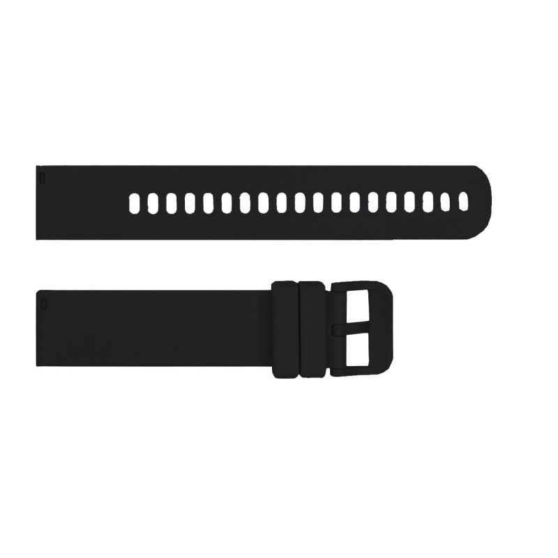 Ремешок для смарт часов Modfit Zoopex Black черный силиконовый, длина 19.7 см (1051-0701)