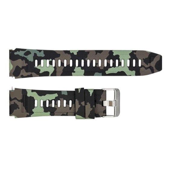 Силиконовый ремешок Lemfo для смарт часов K59 Camo Green (1051-0737) Камуфляж
