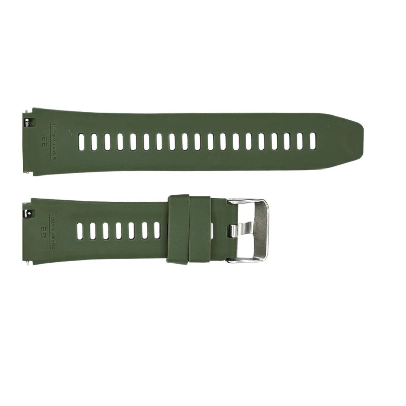 Ремешок для смарт часов Modfit Combat Camo Green силиконовый камуфляж 21.1 см