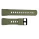Ремешок Lemfo для смарт часов K55 Army Green, силиконовый браслет 21 см, цвет Зеленый