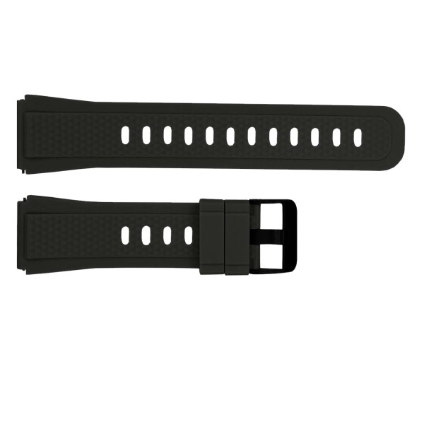 Ремешок Lemfo для смарт часов K55 Black силиконовый черный (1051-0749)