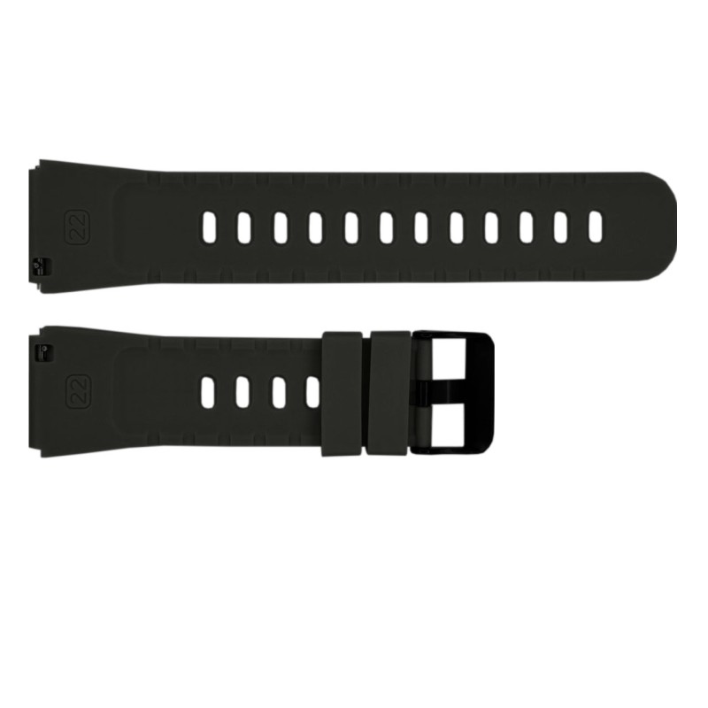 Ремешок для смарт часов Modfit Shockwave Black силиконовый черный (1051-0750)
