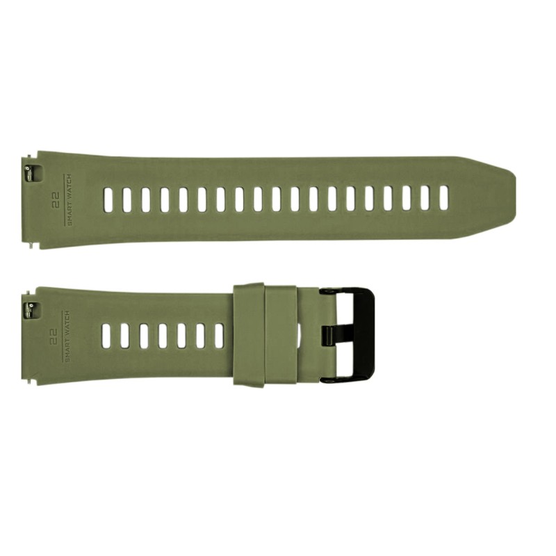 Силиконовый ремешок Lemfo для смарт часов K56PRO Army Green (Зеленый), 21 см