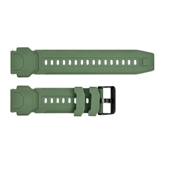 Ремешок для смарт часов Modfit Warrior Army Green, силиконовый, 20.3 см (1051-0762)