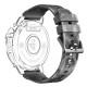 Ремешок Lemfo для смарт часов C22 Black силиконовый черный (1051-0787)