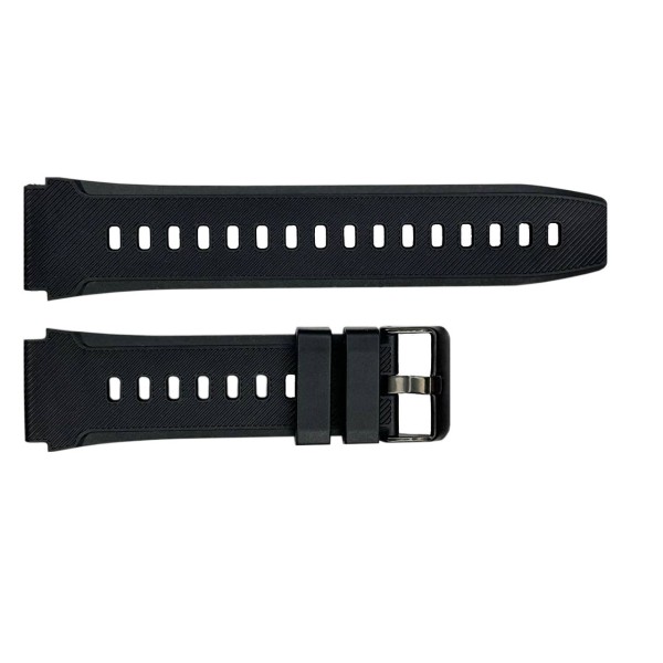 Ремешок Lemfo для смарт часов C22 Black силиконовый черный (1051-0787)