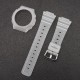 Комплект ремешок и безель Casio accessories для G-Shock GA-2100 полупрозрачный каучук 1051-0808