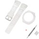 Комплект ремешок и безель Casio accessories для G-Shock GA-2100 полупрозрачный каучук 1051-0808