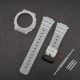 Ремешок и безель Casio accessories для G-Shock GA-2100/GA-2110 полупрозрачный каучуковый (1051-0809)