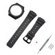 Комплект Casio accessories ремешок и безель для G-Shock GA-2100 Black черный каучуковый
