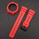 Комплект ремінець та безель Casio accessories для G-Shock GA-2100/GA-2110 червоний каучук