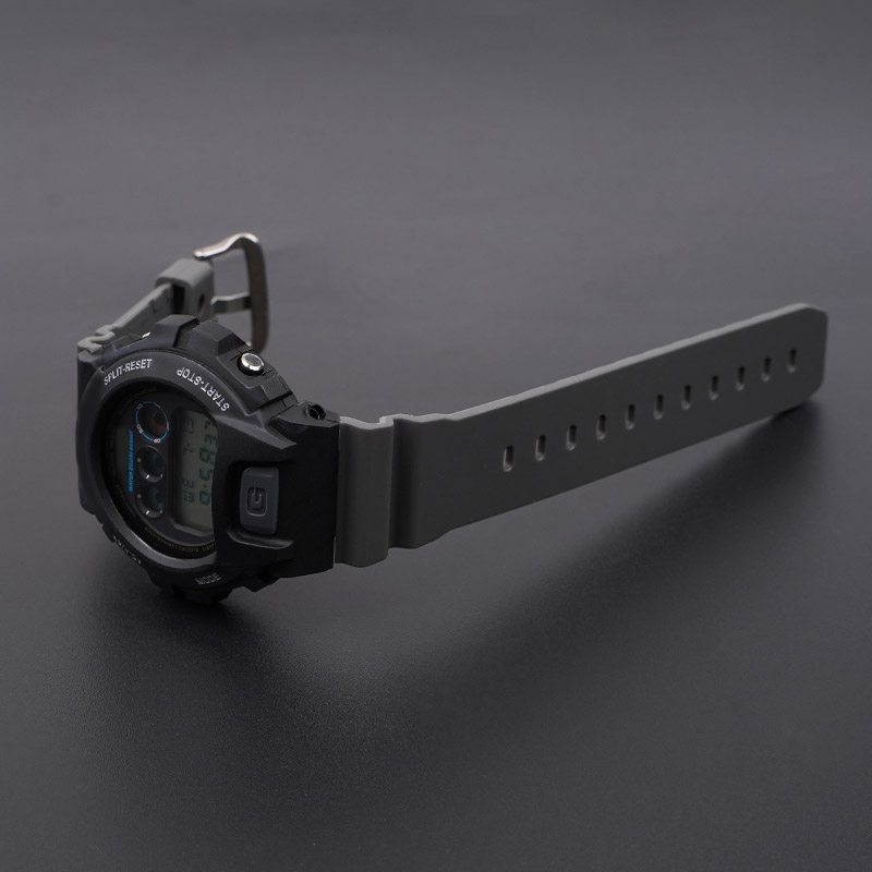 Ремінець для годинника Casio G-Shock DW-6900 Gray SI сірий поліуретановий 20.4 см