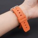 Ремінець для Casio G-Shock DW-6900 Orange SI помаранчевий поліуретановий (SKU 1051-0824)
