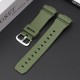 Ремінець для годинника Casio G-Shock DW-6900 Army Green SI, поліуретановий зелений 20.4 см