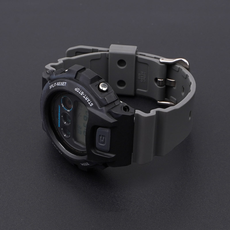 Ремешок для Casio G-Shock DW-6900 White BK белый полиуретановый (1051-0827)