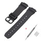 Ремінець Casio accessories для G-Shock DW-6900 Black BK поліуретановий чорний (1051-0828)