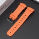 Ремешок для часов Casio G-Shock DW-6900 Orange BK оранжевый полиуретановый 20.4 см