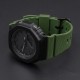 Ремешок Casio G-Shock GM-2100 Army Green SI полиуретановый для GA-2100/2110 зеленый
