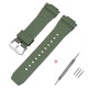 Ремешок Casio G-Shock GM-2100 Army Green SI полиуретановый для GA-2100/2110 зеленый