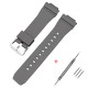 Ремінець Casio accessories для G-Shock GM-2100 / GA-2100 сірий поліуретановий 20.9 см
