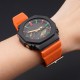 Ремешок для часов Casio G-Shock GM-2100 B Orange BK, оранжевый полиуретановый браслет