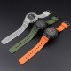 Ремешок для Casio G-Shock GM-2100 B Army Green BK зеленый полиуретановый 20,9 см
