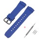 Ремешок для Casio G-Shock GM-2100 B Blue BK синий полиуретановый, длина 20.9 см (1051-0856)