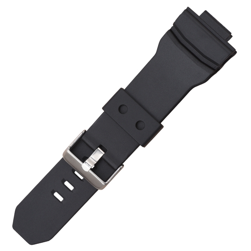 Ремінець Casio accessories для G-Shock GA-200 Black SI чорний поліуретановий 21.7 см