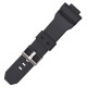 Ремінець Casio accessories для G-Shock GA-200 Black SI чорний поліуретановий 21.7 см