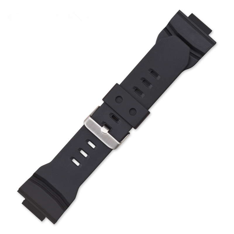 Ремінець Casio accessories для G-Shock GA-200 Black SI чорний поліуретановий 21.7 см