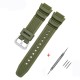 Ремешок для Casio G-Shock AE-1000/1200 Army Green SI полиуретановый зеленый 1051-0870